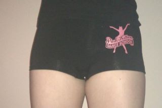 pole shorts as modelled by tabitha